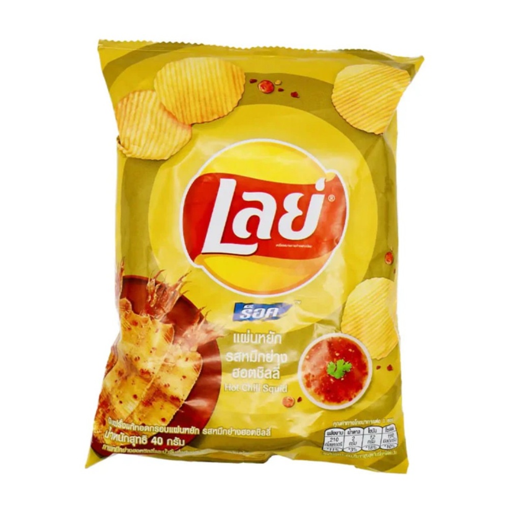 Hot Chili Squid Chips - Yellow